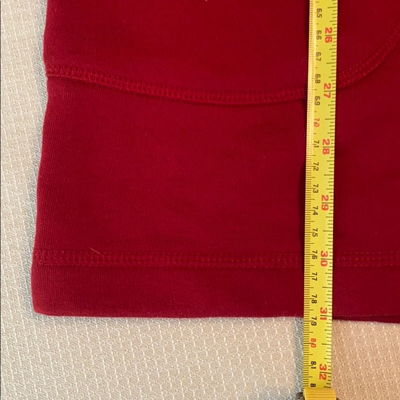Zara Womens Red Long Sleeve Versatile Sweater Dress With Two Front Pockets - Picture 6 of 8
